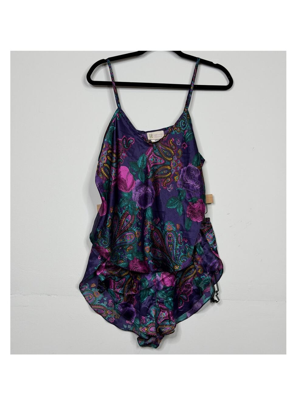 Vintage California Dynasty Camisole And Pajama Shorts Sleepwear Set /Size-Large